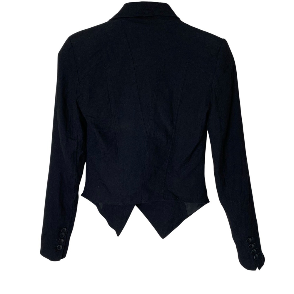 Helmut Lang Flash Drape Blazer Black size XS - Picture 6 of 7